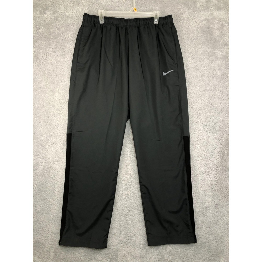 Nike Sweatpants Mens XXL (34x31) Gray Dri Fit Drawstring